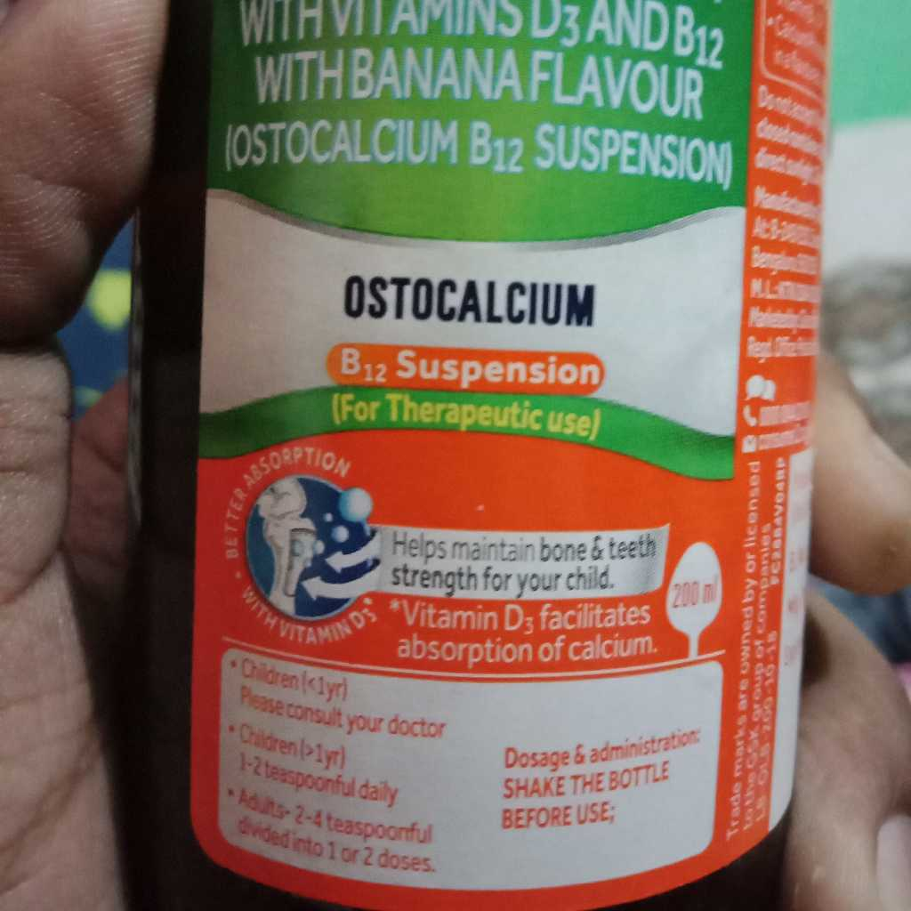 ostocalcium for 6 month baby