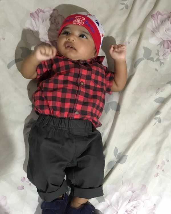 chubby 4 month old baby